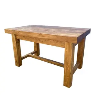 老榆木茶桌實木餐桌榆木桌子長方形家用飯桌飯店桌椅組合原木大板