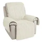Plush Recliner Slipcover 23 Inches Chair Covers Artificial Wool Lazy Boy Cove...