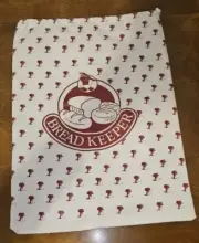 Bread Keeper Cloth Bag, Platic Lined Reusable 18.5x14.5" Sourdough Fresh