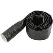 Aeroflow Aluminised Heat Sleeve 5/8"-1"Black Finish 3.7 Meter / 12Ft - AF91-5011BLK