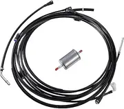 X AUTOHAUX Fuel Lines Kit Replacement Nylon Fuel Lines Repair Kit for Chevrolet Silverado 1500 2500 3500 for GMC Sierra 2500 1999-2003 Engine Supply Return & Vapor Nylon Fuel Line Kit