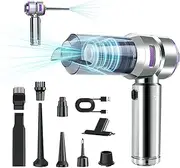 NiwNiw Car Vacuum,Portable Cordless 21000Pa Powerful Hand held Vacuum Cleaner with Brushless,4 in 1 Mini Vacuum Cleaner for Car,Home,Office,Pet(Purple)