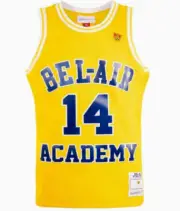 Mitchell & Ness Mesh Fresh Prince of Bel-Air Academy Basketball Jersey NWT P$135