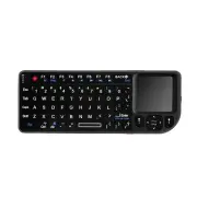 K808 Handheld Wireless bluetooth Mini Keyboard with 7-color Backlight Touchpad Mouse for Smart TV Box PC Tablet