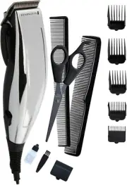 Remington Personal Haircut Kit HC70A Corded-12Piece Pack Hair Clipper Scissor