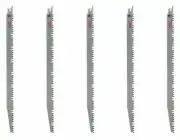 Milwaukee RECIPROCATING SAW BLADES 305mm 5Pcs 5-TPI For Wood Pruning *USA Brand