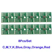 One-Time Chips for Mimaki AC300 2000ml Cartridge - C,M,Y,K,Blue,Gray,Orange,Red