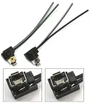 Wire Pigtail Female P A H3 Two Harness Head Light Low Beam Socket Plug Connector