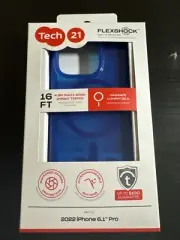 Tech21 Evo Check Case MagSafe for iPhone 14 Pro - 16 ft Drop Protection- Blue
