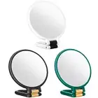 30X Magnifying Mirror Foldable Round Double Side Tabletop Mirror With Stand