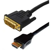 Dynamix C-HDMIDVI-1 1M HDMI Male to DVI-D Male (18+1) Cable Single Link [C-HDMIDVI-1]