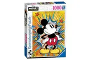 1000pc Ravensburger Disney Retro Mickey Family Jigsaw Puzzle Set
