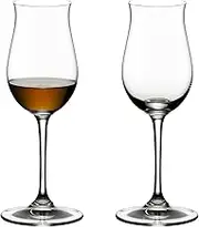 Riedel Vinum Cognac Hennessy Machine-Made Crystal Glass, Clear – Curved Bowl for Swirling & Unlocking Cognac Aromas – Elegant Glassware for Connoisseurs – 156 ml Capacity (Pack of 2)
