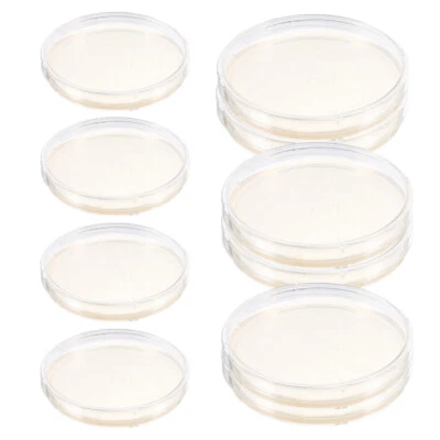 10 Pcs Culture Medium Agar for Petri Dishes Laboratory Plates