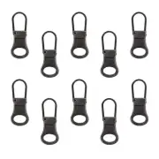 10pcs Metal Zipper Pull Replacement, Zipper Tabs Pull for Jacket, Zipper