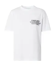 Burberry Address Printed T-Shirt XXS White