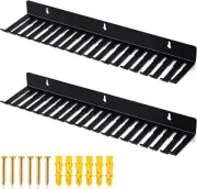 2 Pack Wall Mountable Cable Hanger Organizer Cord Storage Rack with 19 Slots