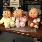 2008 Cabbage Patch Kids 25th Anniversary Snugglies Doll set Dog,Bunny,Bear NIP
