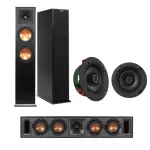 【KLIPSCH】RP-260F+R-34C+CS-16C II 被動式喇叭(落地式主喇叭+中置+崁入喇叭一對/古力奇)