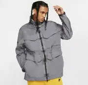 Nike SW Tech Pack Jacket High Density M65 Dark Grey BV4430-021 Mens Size XL