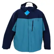 Columbia Men's 5X Blue Whirlibird IV Interchange 3 in 1 Jacket Omni Heat