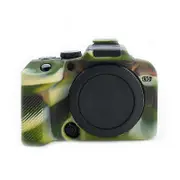 F3L Soft Silicone Skin Case for Canon EOS R10 Camera, Anti-scratch t8Z Dust-proof Protective Cover - Multicolor Camouflage