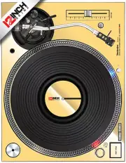 TECHNICS 1200 MK5/3D SKIN - MIRROR GOLD (PAIR)