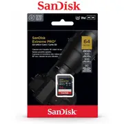 SD Card SanDisk Extreme PRO 64GB SDXC UHS-II Card V90 8K up to 300MB/s Memory