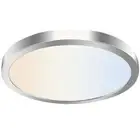 12 Inch Selectable CCT LED Round Flat Panel Light, 24W 3000K/4000K/5000K, Edg...
