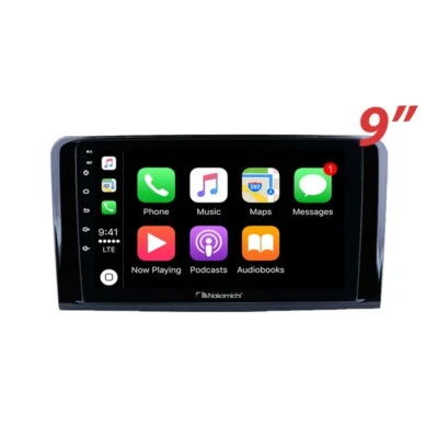 9" Wireless CarPlay Android Auto Nakamichi BT Radio For Mercedes GL ML SO