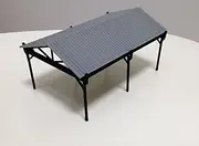 Outland Models Railway Small Shed for Autos/Goods HO OO Scale