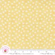 Moda STITCHED 20433 12 Buttercup Yellow Floral FIG TREE Quilt Fabric