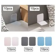 10Pcs Hook and Loop Fastener Strips with Adhesive Mounting Tape for Curtain