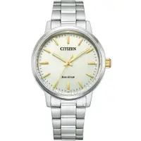 在飛比找ETMall東森購物網優惠-CITIZEN 星辰 Eco-Drive 簡約紳士光動能腕錶