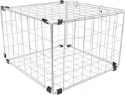 1pc Foldable Cat Cage Portable Fence Puppy Playpen Indoor Large Dog Cage Dog Cages Large Cat Cage Kitten House Small Dog Fence Pet Supplies Cat Supplies Cat Carrier White Iron Kisangel