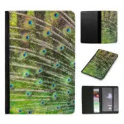 PASSPORT ITINERARY ORGANIZER|PEACOCK FEATHERS PATTERN