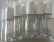 24 Glass 5 ml Roller (Roll-On) Bottles with White Cap and Roller Ball Mechanism