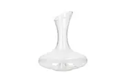 BarCraft Deluxe 1.5L 24.5cm Glass Red Wine Decanter Curved Container Clear