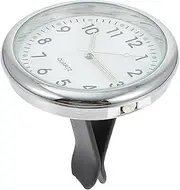 ULTECHNOVO 4 Sets Car Luminous Clock Car Vent Clock Car Clocks Car Dash Clock Chain for Pocket Watch Small Car Clock Clip on Clock Car Analog Clock Pocket Clock Adhesive Car Clock White Glass