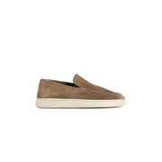 [OFFICINE CREATIVE] Herbie suede loafers Beige
