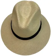 Luxury Genuine Panama Straw Hat Ecuadorian Fedora Wide Brim - Hand Woven in Ecuador MADE IN USA