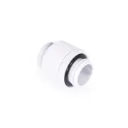 Alphacool Eiszapfen G1/4" Male to Male 10mm Extender Fitting, Rotary, White