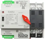 Compact Automatic Transfer Switch Electrical Selector Switches Dual Power Switch Solar Power Rail Type Household Power Transfer Switch ALKOY