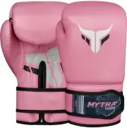 Mytra Fusion Kids Junior Training Pink Boxing Gloves For Sparring, Kickboxing