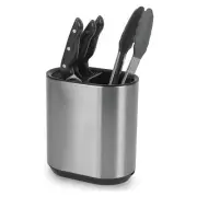 Kitchen Utensils Cutlery Holder Knife Block Storage Caddy Stainless Steel