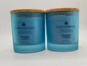 Yankee Candle LIFE'S A BREEZE FROSTED - Small Tumbler Candles Set of 2 NEW TAGS
