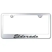 Cadilac Eldorado Laser Etched Script Stainless Steel License Plate Frame