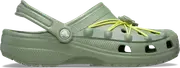 Crocs Classic Bungee Cord Clog; Moss/Multi, W8/M6