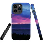 For iPhone 14 Pro Max Case Tough Protective Cover, Sunset At Henley Beach