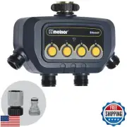 Melnor 65184AMZ Bluetooth Water Timer with 4-Zone Control, 12 Programmable St